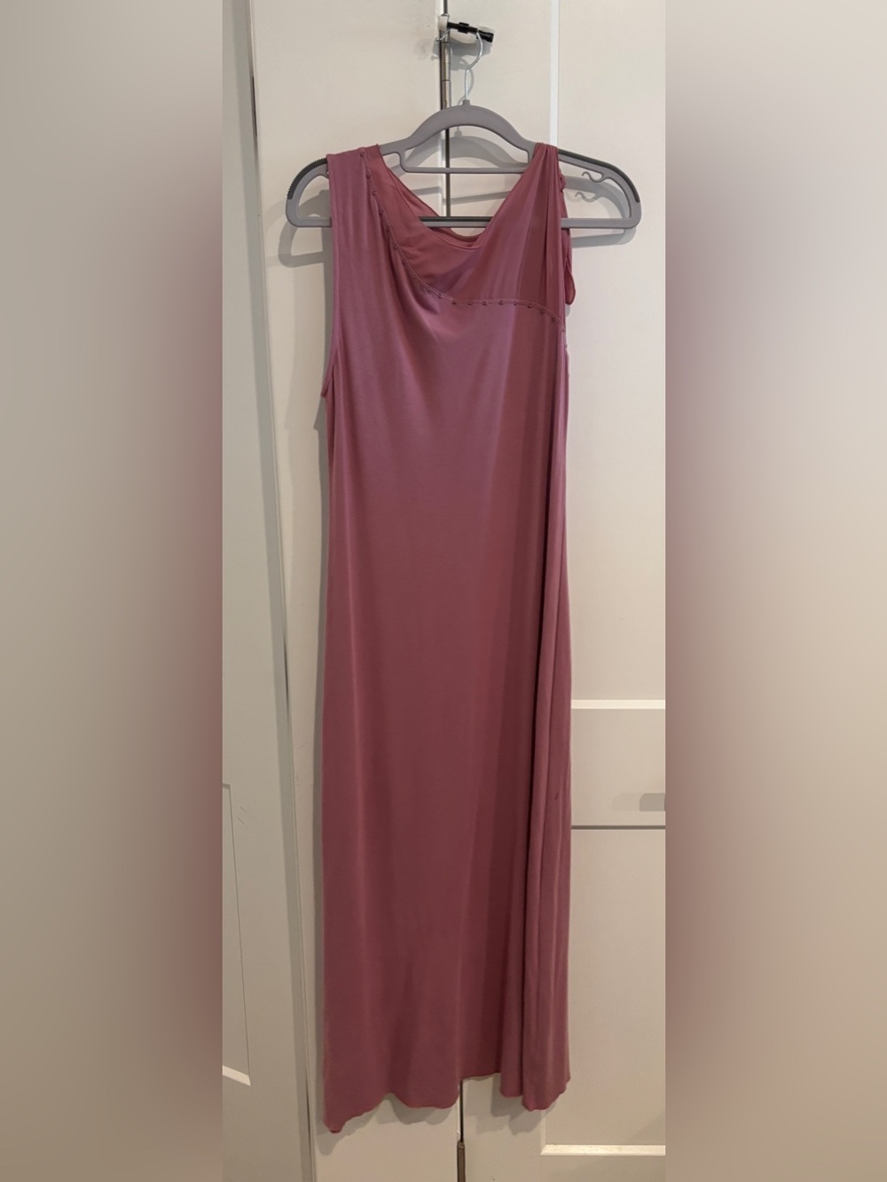 Zen Knits Dusty Rose Sleeveless Midi Dress. Size M